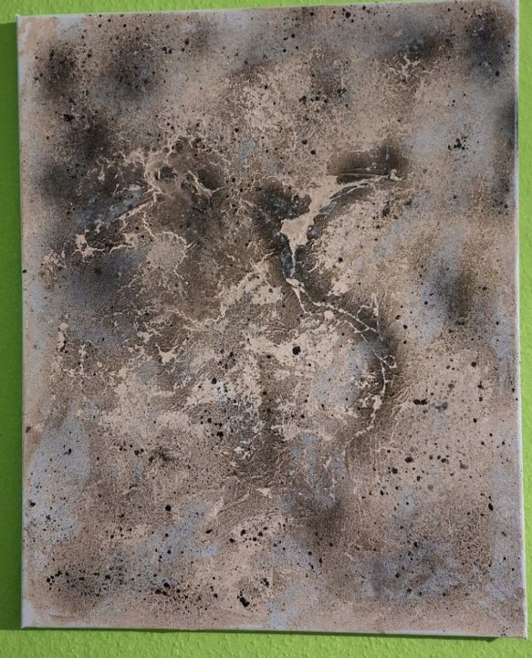 Dipinti: Abstraktes Gemälde, einzigartig handmade 40×50 – Nuovo (secondo la descrizione) da Riehen venduto da Steinbock1970