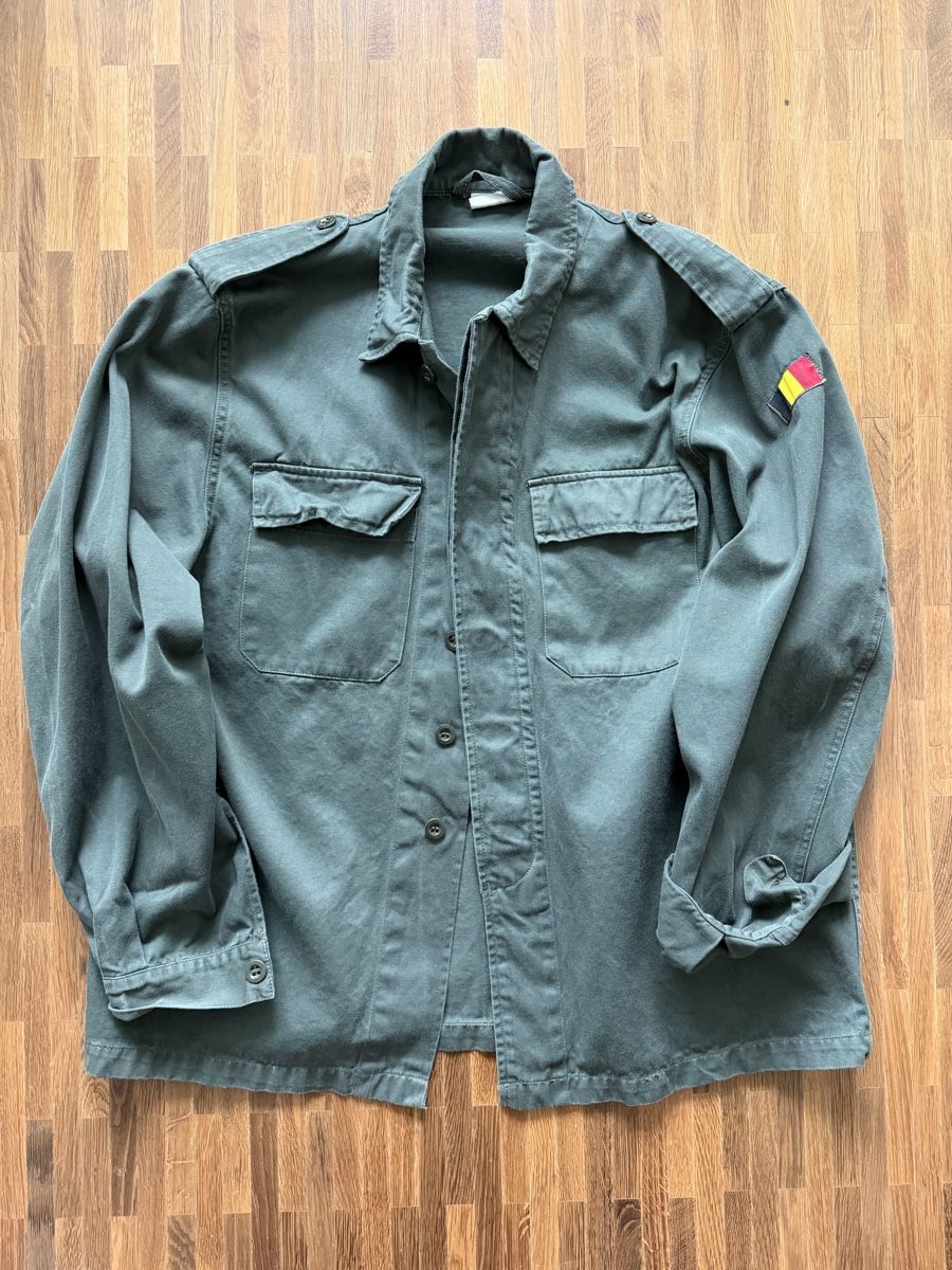 Jacken: Vintage Army Overshirt olive – Gebraucht aus Zürich von Anil_sag
