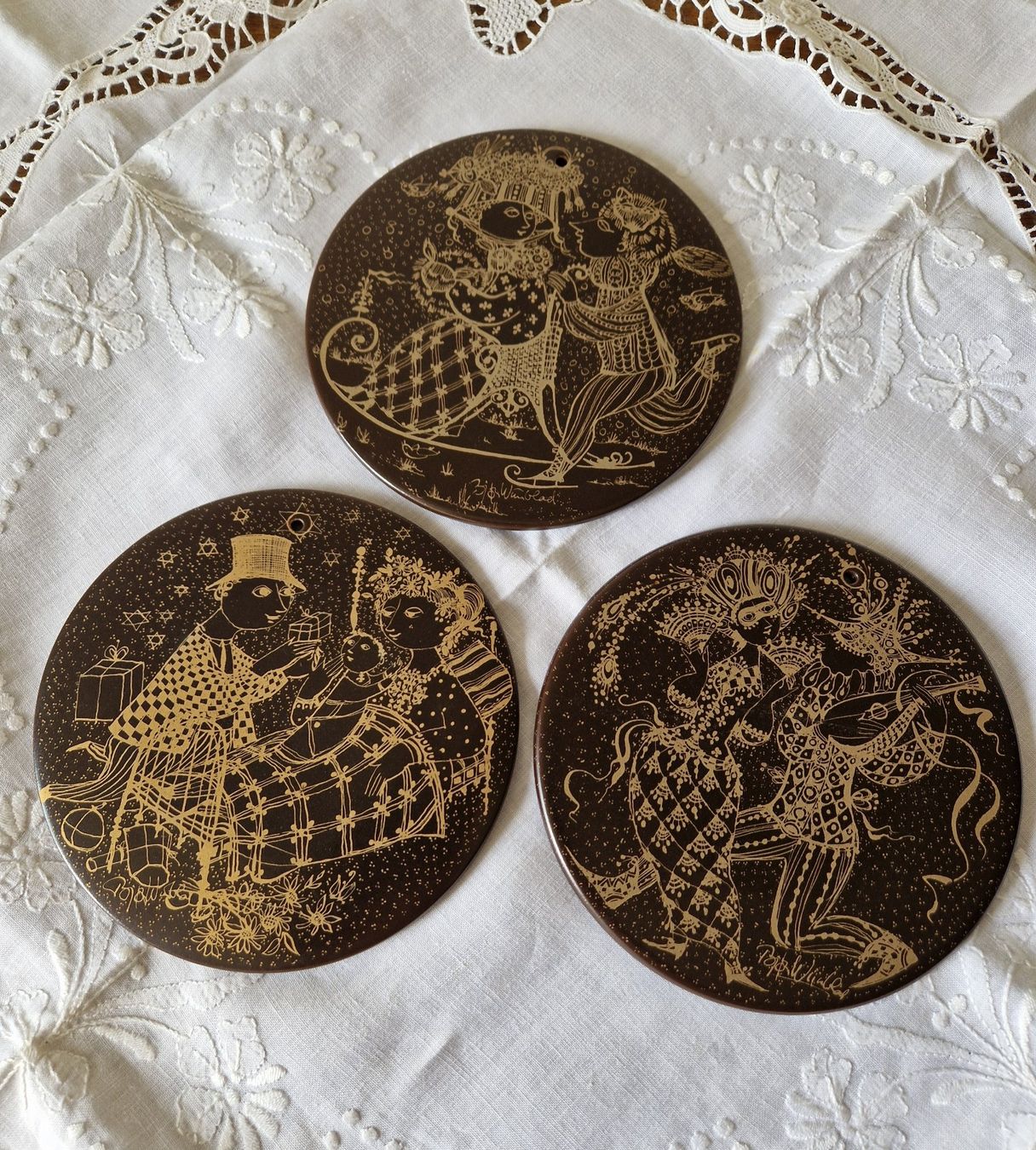 Rosenthal Teller: Björn Wiinblad Wandplatten/Wandteller – Neu (gemäss Beschreibung) aus Bern von Antikbatik 4