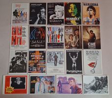 Lot de 19 cartes postales de divers films et acteurs