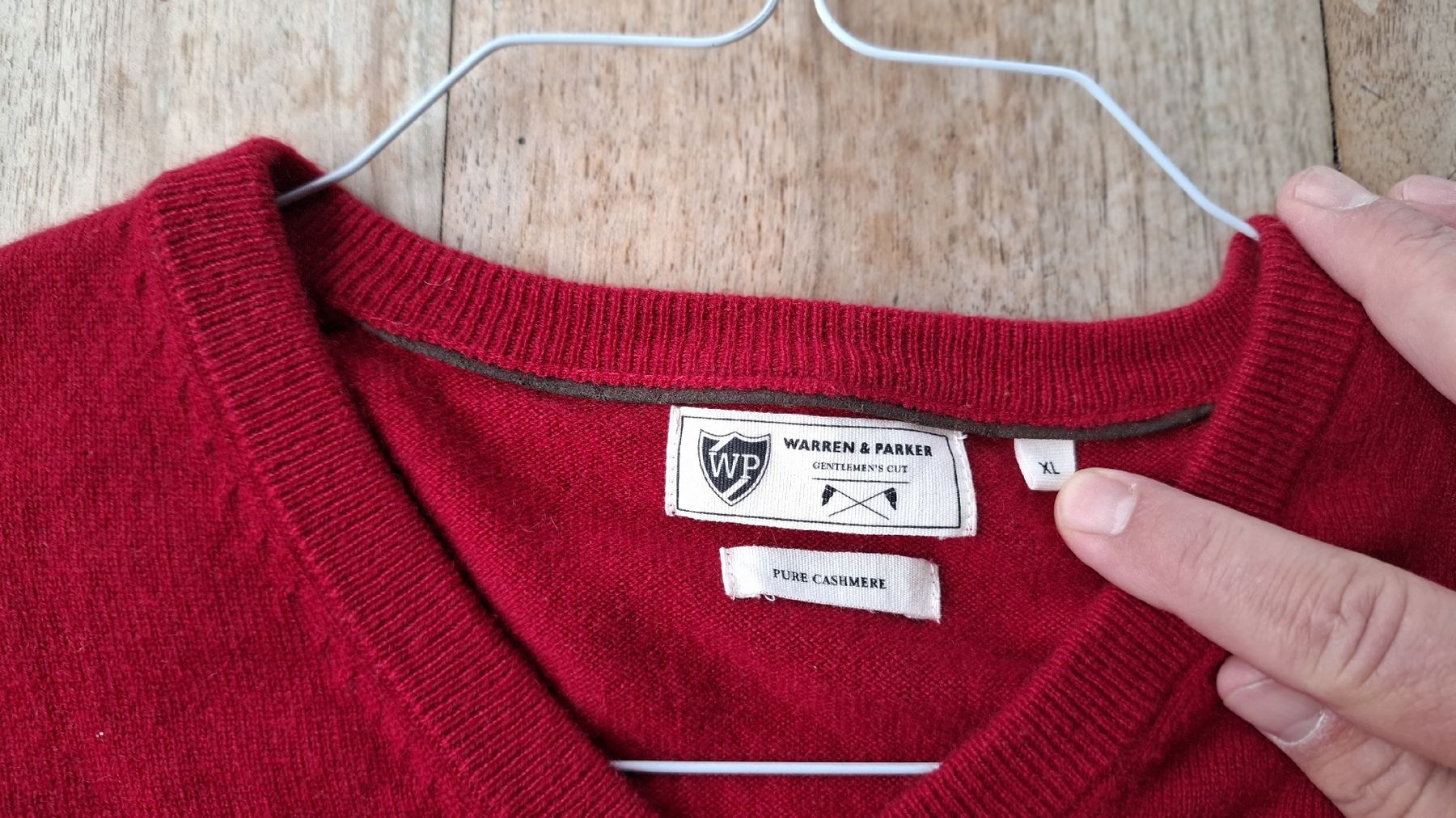 Maglioni & Felpe: Cashmere Pullover Warren & Parker XL rot – Usato da Zürich venduto da witike 1