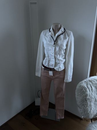Weisser Jeansblazer Gr. 36, sehr schön.Frühling