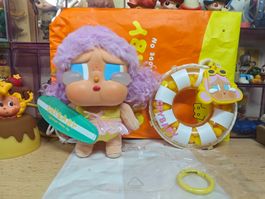 POP MART CRYBABY Vacation Mode On Plush-- Let's Surf SET!