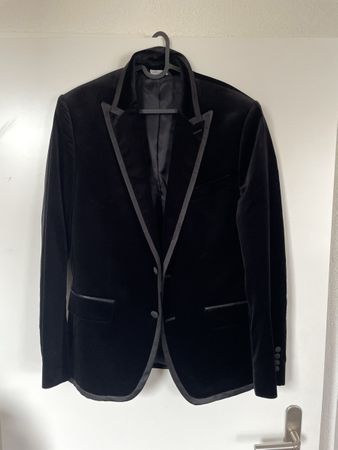 Dolce & Gabbana Blazer Sakko Samt schwarz