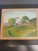 Gemälde von O. Brah: Idyllische Schweizer Berglandschaft!