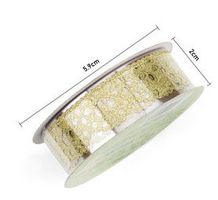 Kawaii Washi Tape Handwerk Dekorative Spitze(GOLD)‪‪‪‪‪