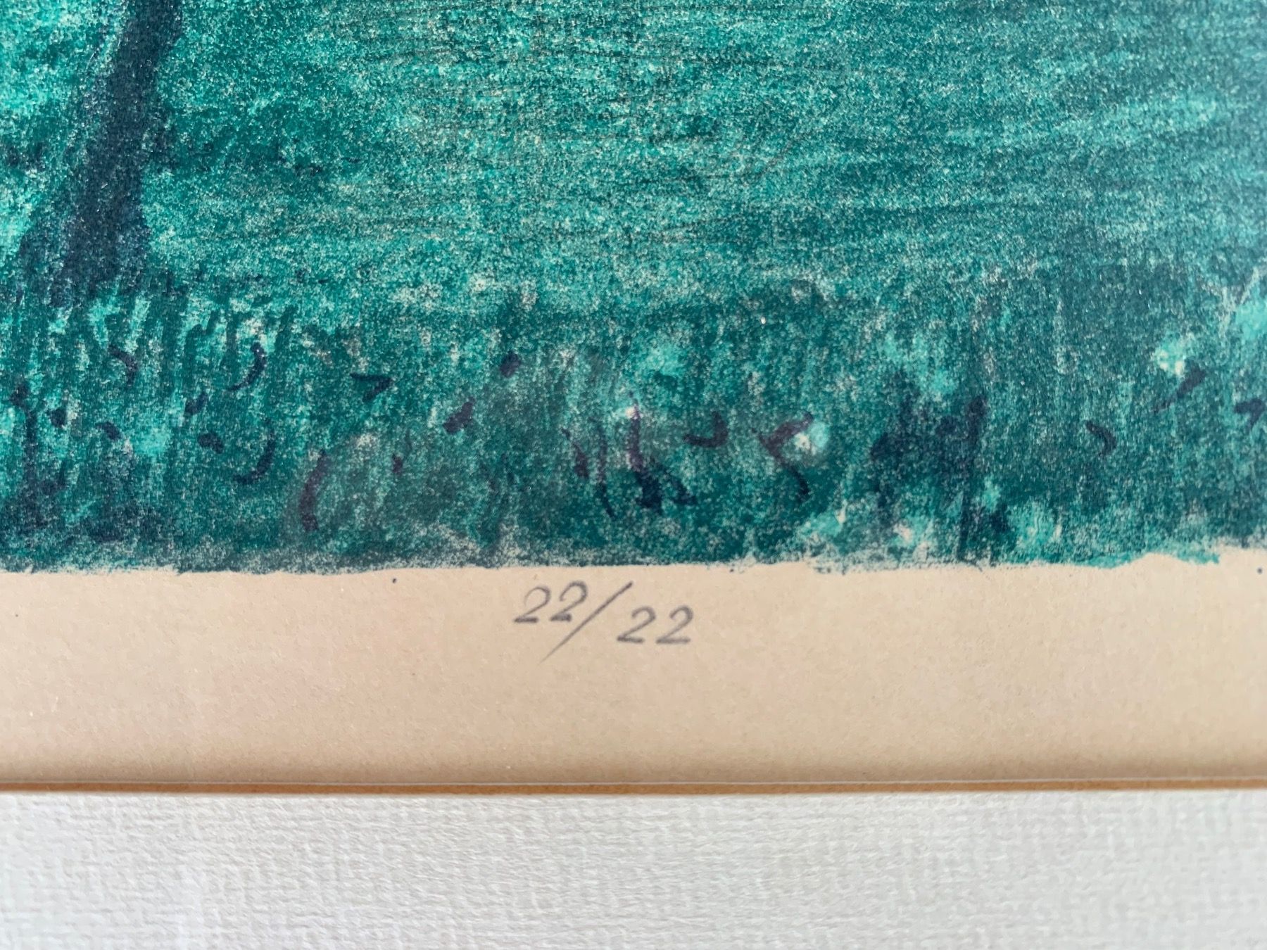 Campanacci mucche: schöne Lithographie von Hansjörg Flückiger – Usato da Feldbach venduto da Olive1 7