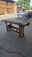 Antiker Werkstatttisch/Hobelbank