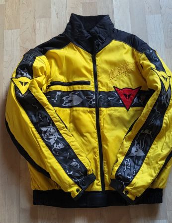 Dainese Motorradjacke Gr. 52 Gelb/Schwarz - Top Zustand!