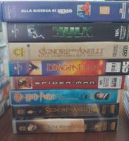 VHS film: Alla Ricerca di Nemo, Hulk, Signore degli Anelli, 