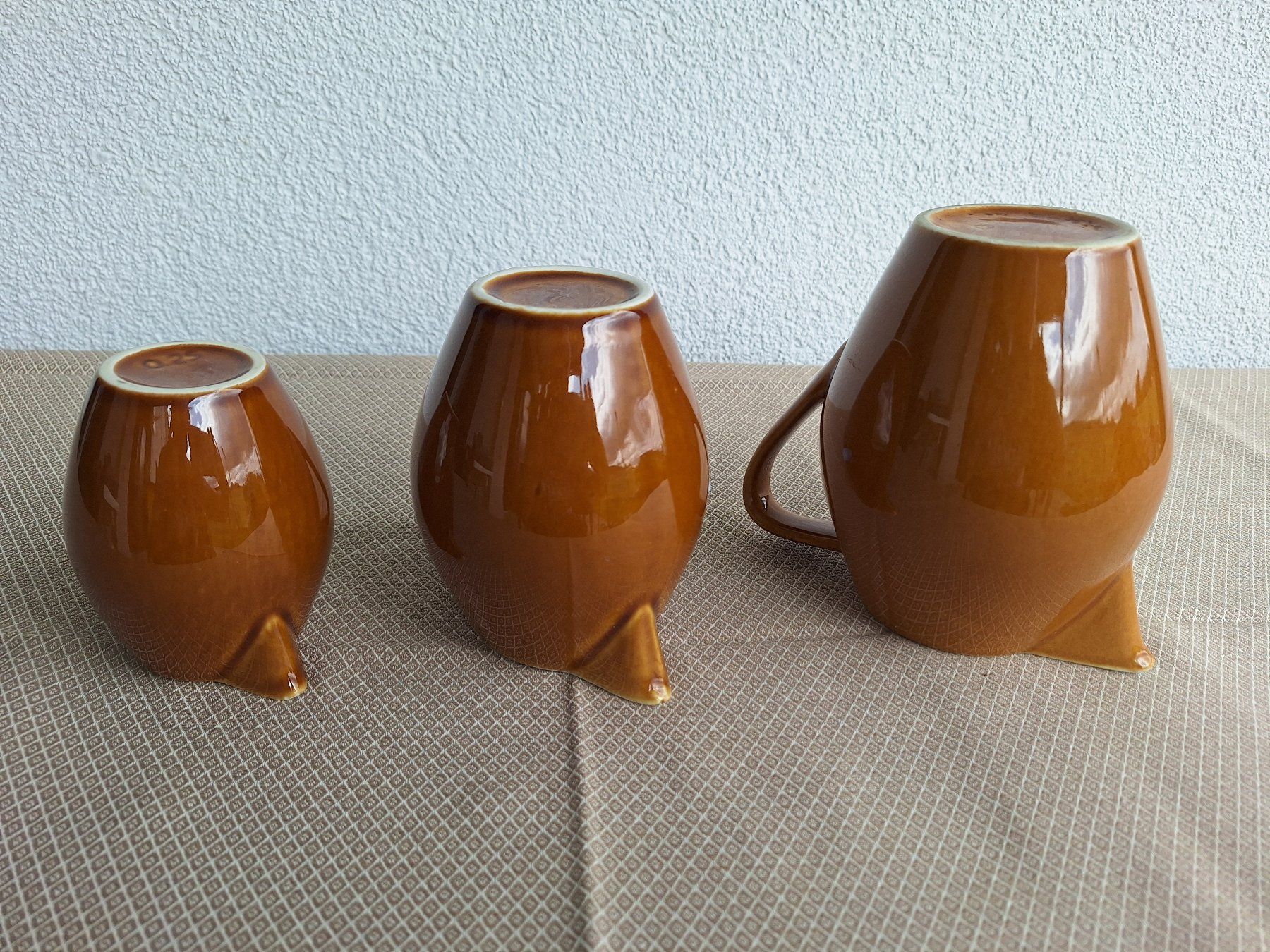 Rössler Caraffe: Rössler Milchkrug 0.5 l, braun – Usato da Altikon venduto da Fadb 4