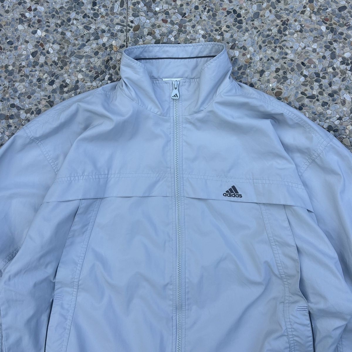 Adidas Giacche: Vintage Adidas White track jacket  – Usato da brent venduto da fukusapes 1