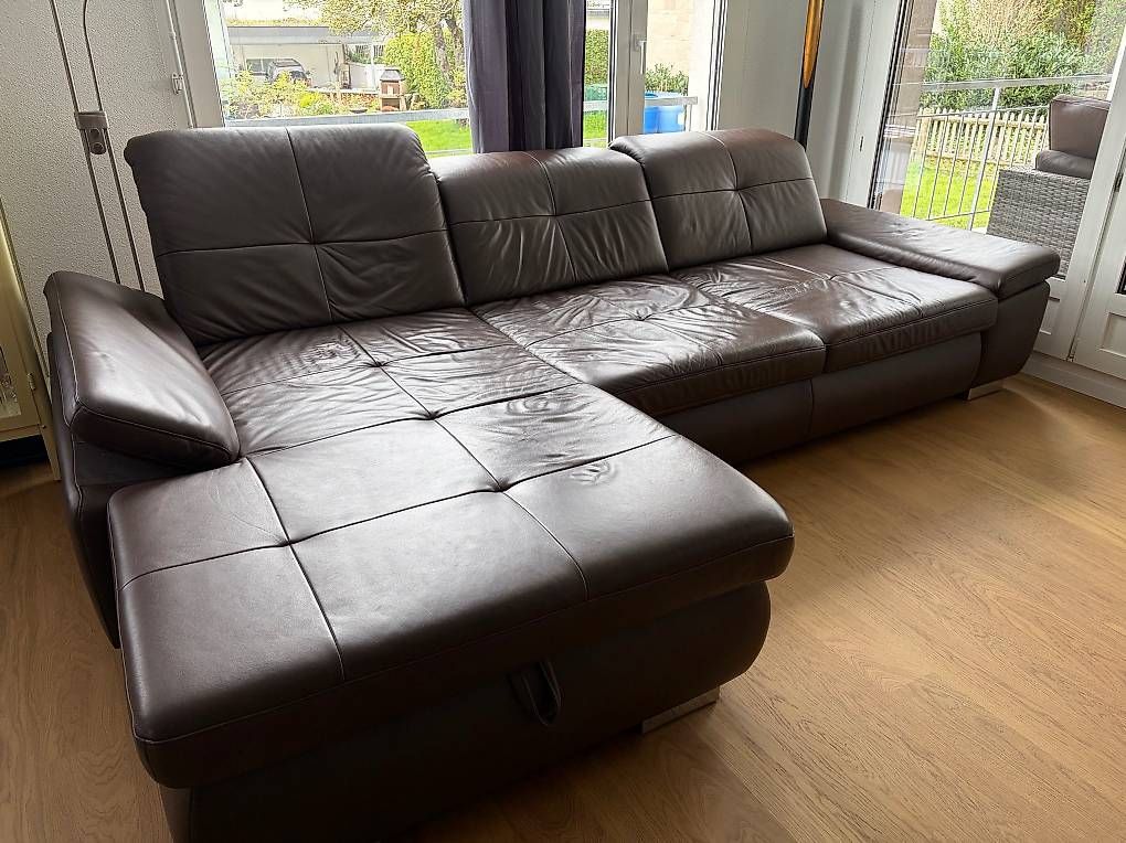 Sofas: Ecksofa in Leder – D'occasion à Balgach par BSM65