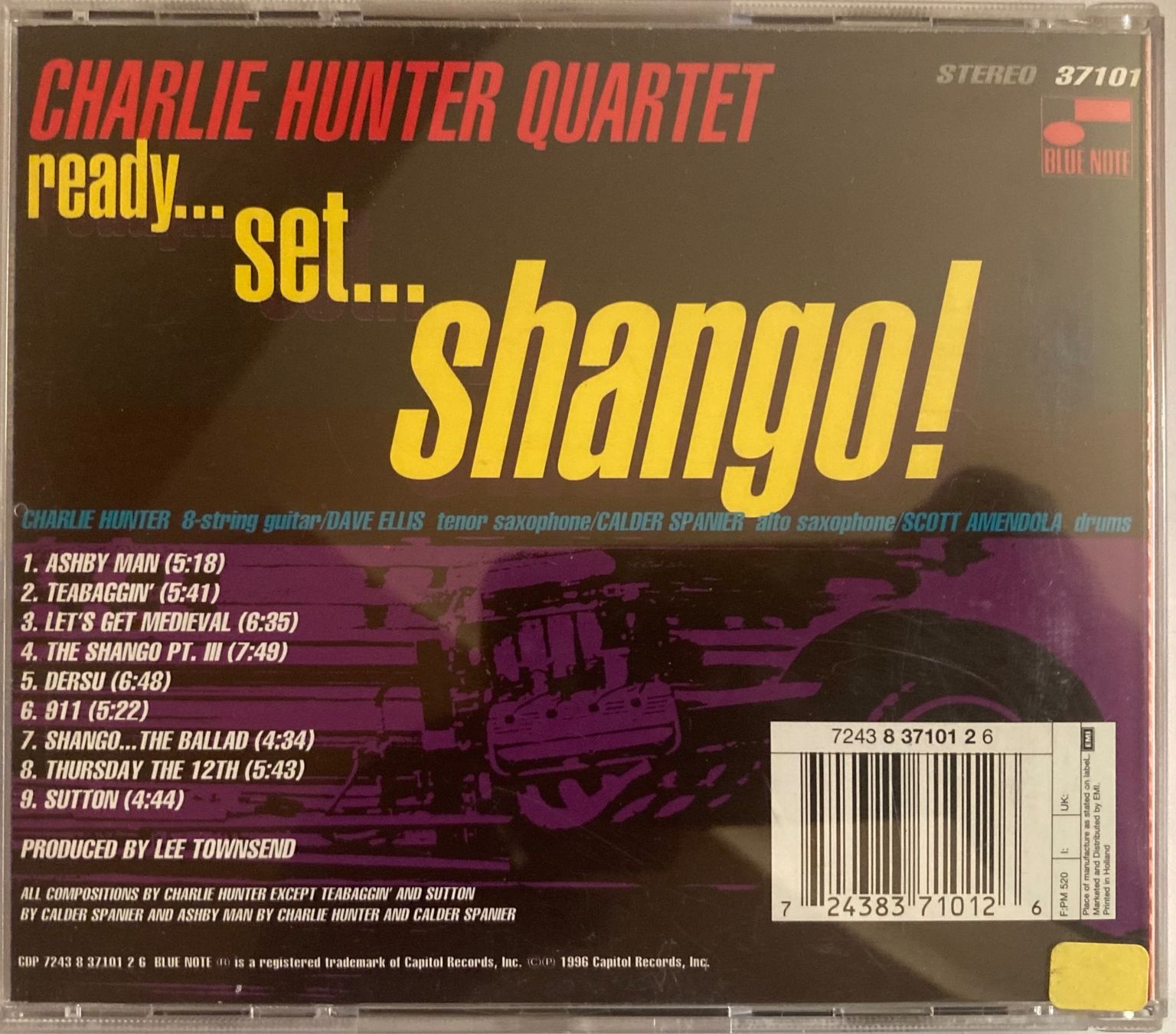 CD: CHARLIE HUNTER QUARTET - READY.... SET.... SHANGO! – Usato da Poliez-Pittet venduto da Newtown-Records 1