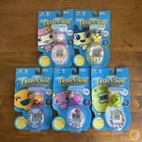 5 x Bandai Tamatown Figuren und Faceplates Set *NEU*