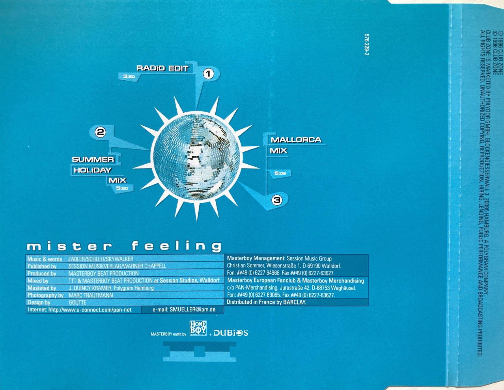 CD: MASTERBOY - MISTER FEELING – Usato da Bottens venduto da hotter-than-hell 1