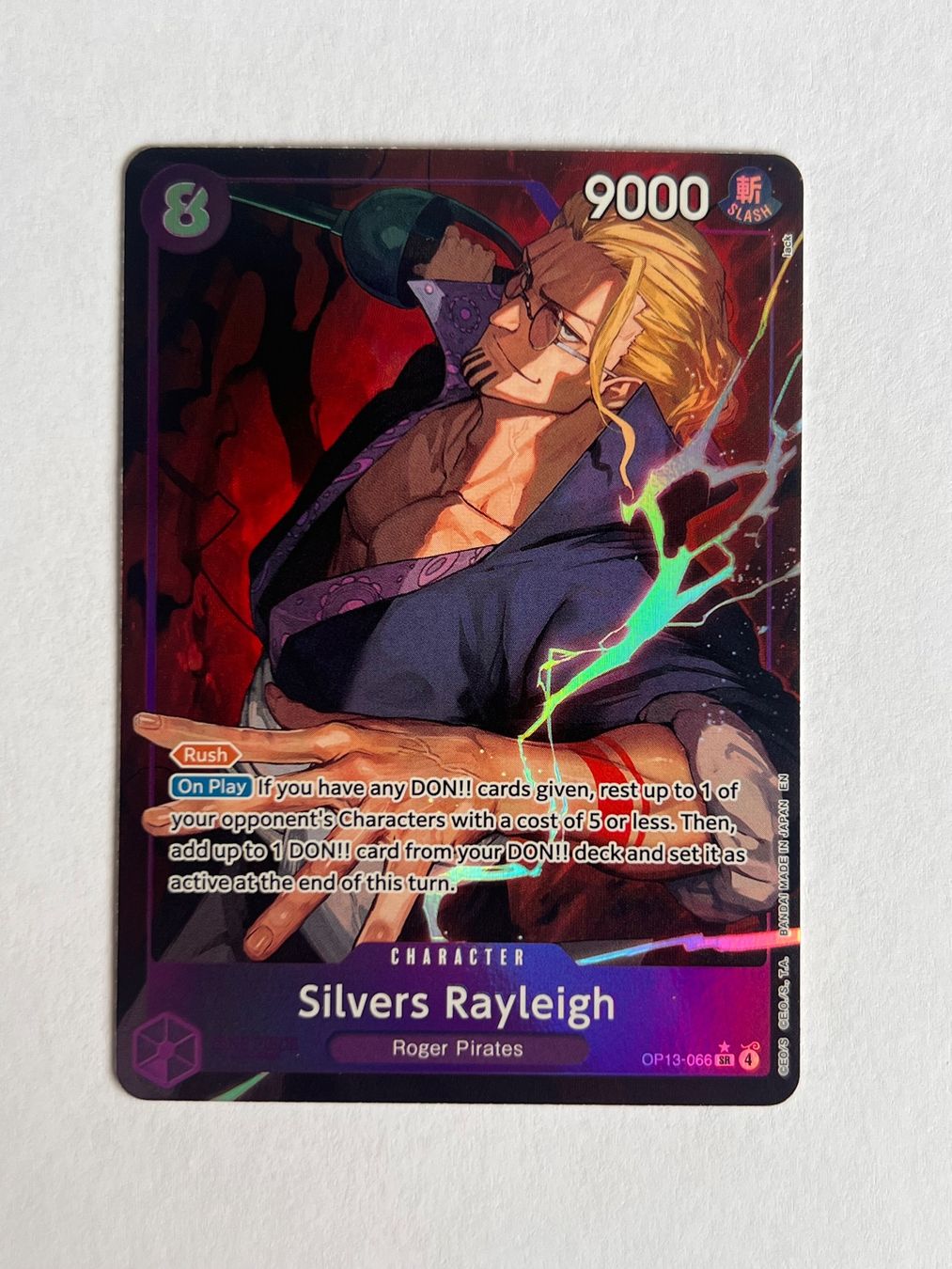Bandai Carte collezionabili: Silvers Rayleigh - OP13-066 – Usato da Ilanz venduto da caui