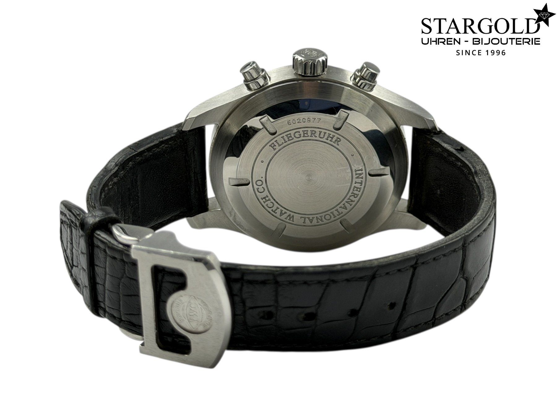 IWC Uhren: IWC Fliegeruhr Chronograph – Gebraucht aus Zürich von Stargold-Uhren 7