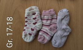 Babysocken 3er Set Grösse 17-18 Söckchen 