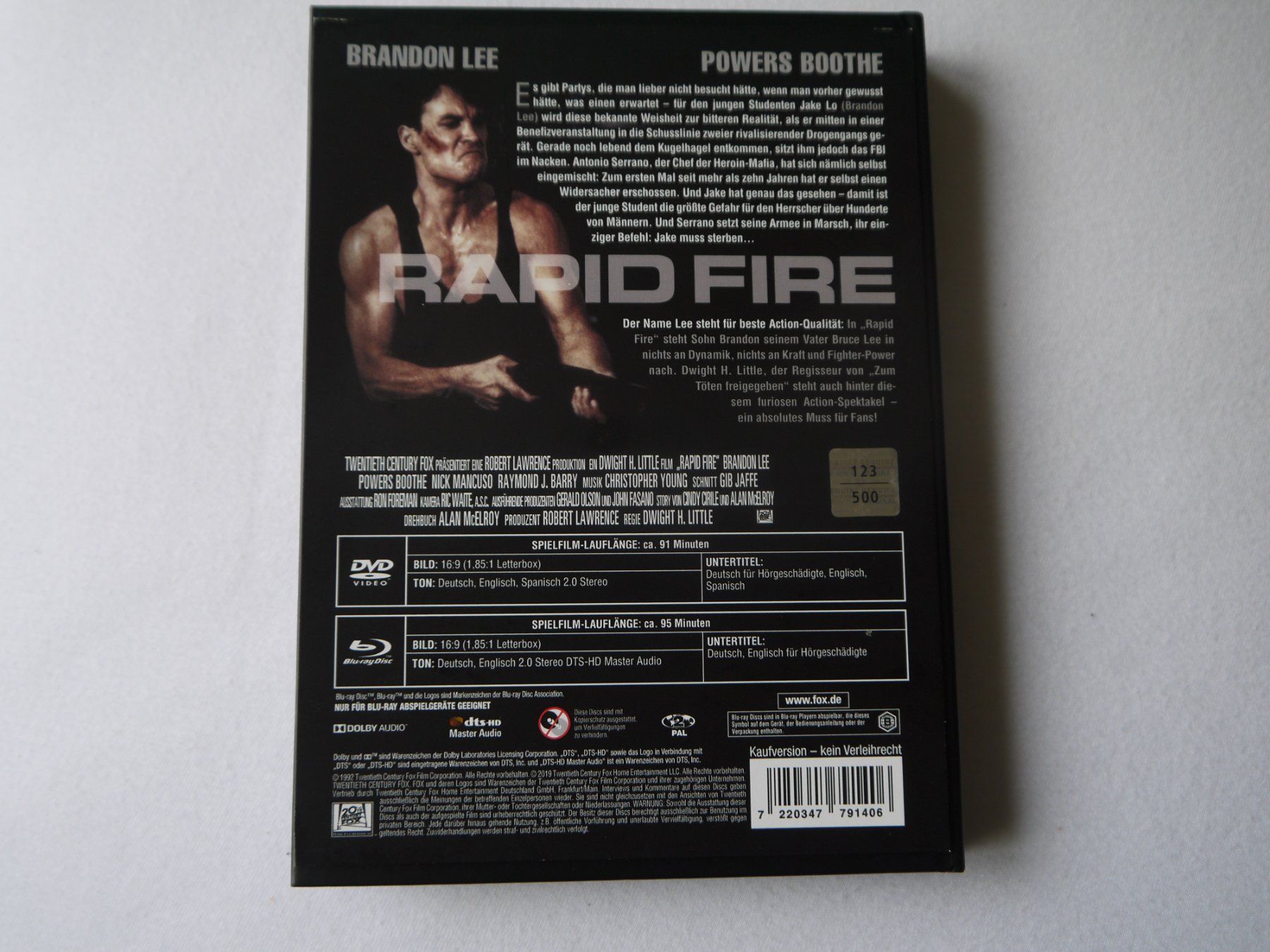 Tutti i DVDs: RAPID FIRE - Unbewaffnet und extrem gefährlich - Mediabook – Usato da Hagendorn venduto da Blaf 3