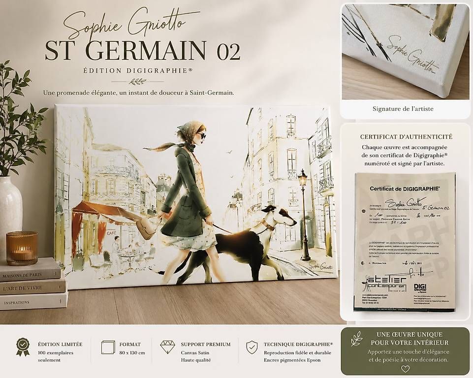 Gemälde: Tableau scène parisienne  – Gebraucht aus Collombey von qua_lb8f 2