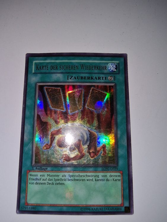 Yugioh Karte der sicheren Wiederkehr | Kaufen auf Ricardo