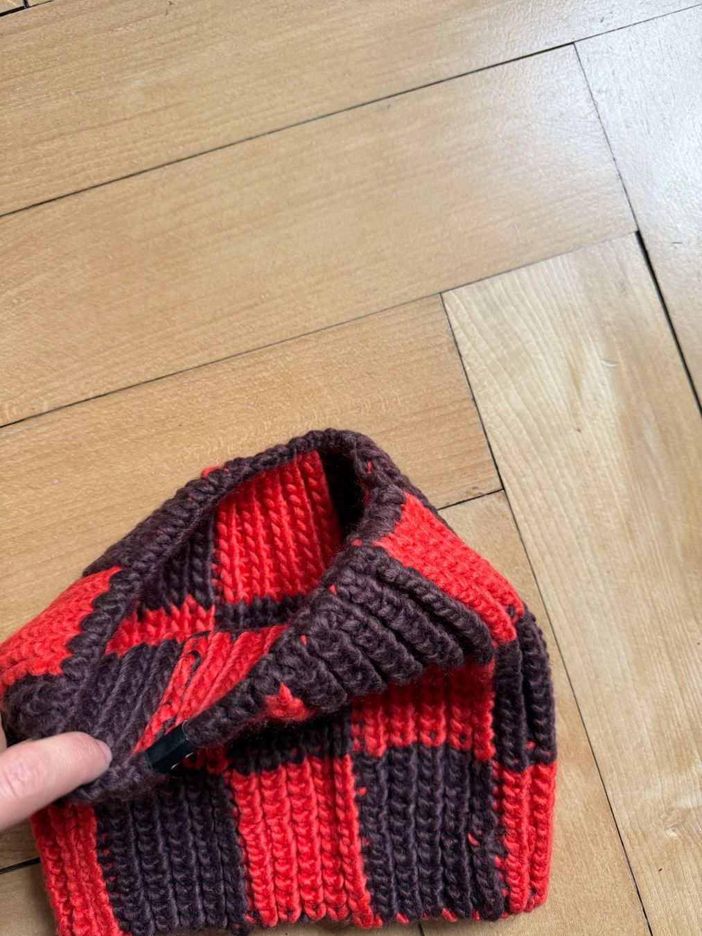 Foulard & Sciarpe: COLLUSION - Strickschal Schlauchschal kariert – Usato da Zürich venduto da Diazaio 1