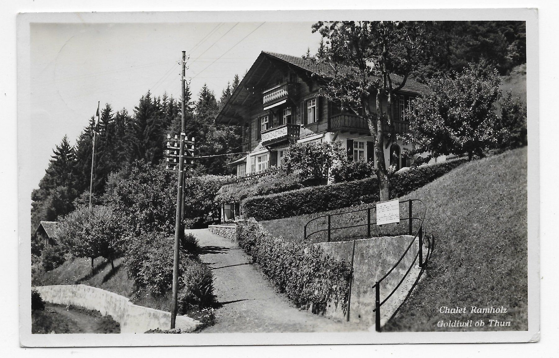 Cartoline postali: Chalet Ramholz Goldiwil ob Thun – Usato da Hefenhofen venduto da Richsalz