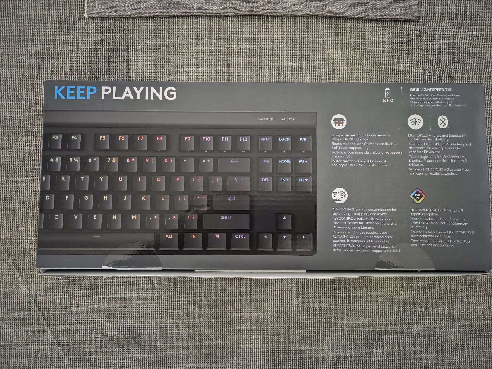 Logitech Tastiere: Logitech G515 Gaming Tastatur Lightspeed TKL CH Layout – Nuovo (secondo la descrizione) da Erlen venduto da ReaperzZ 2