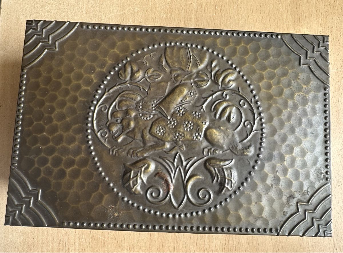 Barattoli: Antike Schatulle mit Relief - Einzigartiges Design – Usato da Zürich venduto da c_d_r 2