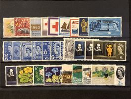 Timbres commémoratifs divers, Royaume-Uni, divers thèmes