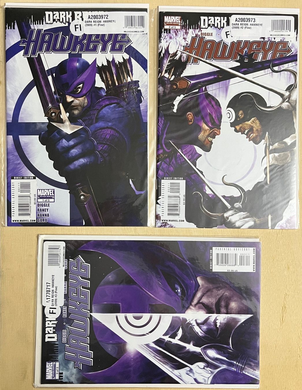 Comics: Dark Reign: Hawkeye, US Comics, Miniserie – Gebraucht aus Seengen von Boerni64 1