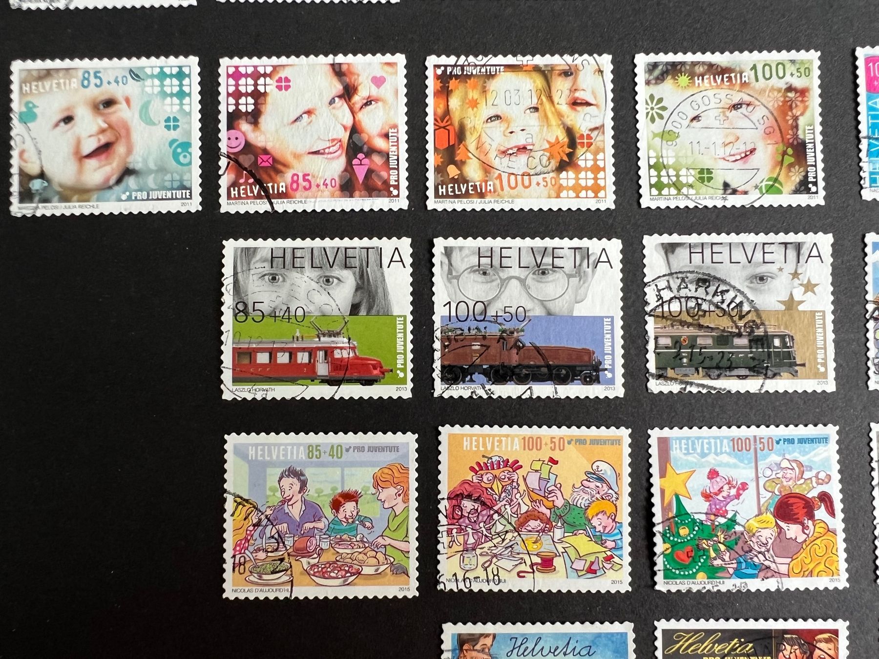 Alle Briefmarken: PJ Sätze von 2000-2022 gestempelt – Gebraucht aus Braunau von Desil2511 3