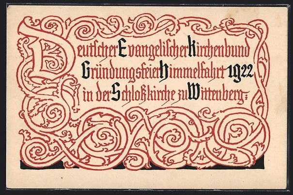 Ganzsachen: Wittenberg / Elbe, Gründungsfeier Deuts – Gebraucht aus Berlin von bartko-reher