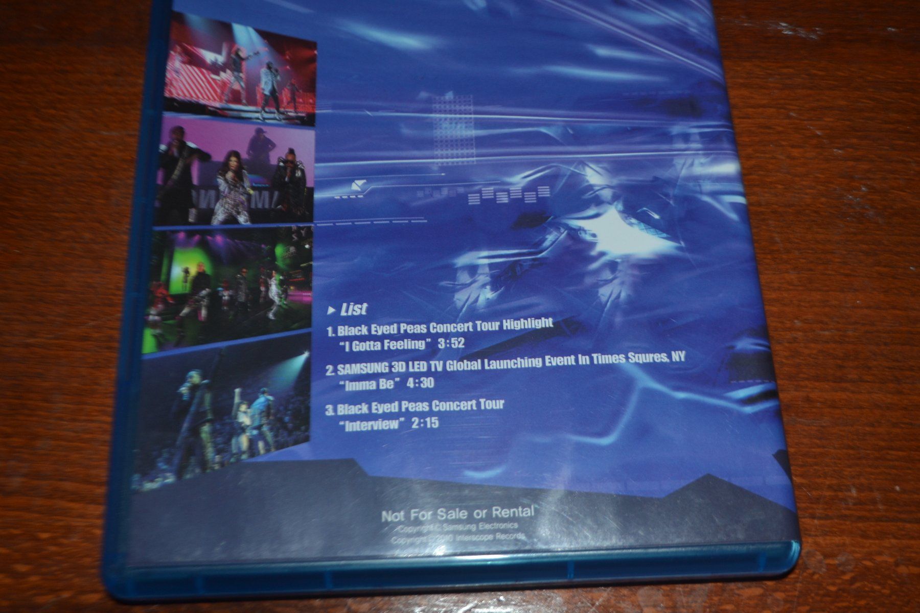 Tutti i DVDs: The Black Eyed Peas in 3D – Usato da Laupen ZH venduto da chefdom 2