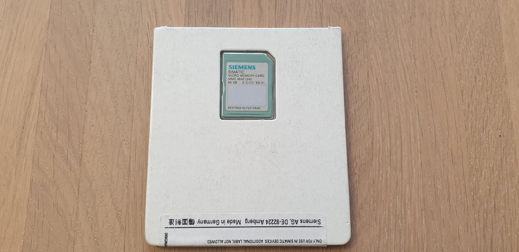 Siemens Speicherkarten: Simatic S7-300 Memory Card 64KB – Neu (gemäss Beschreibung) aus Rapperswil BE von SF-15