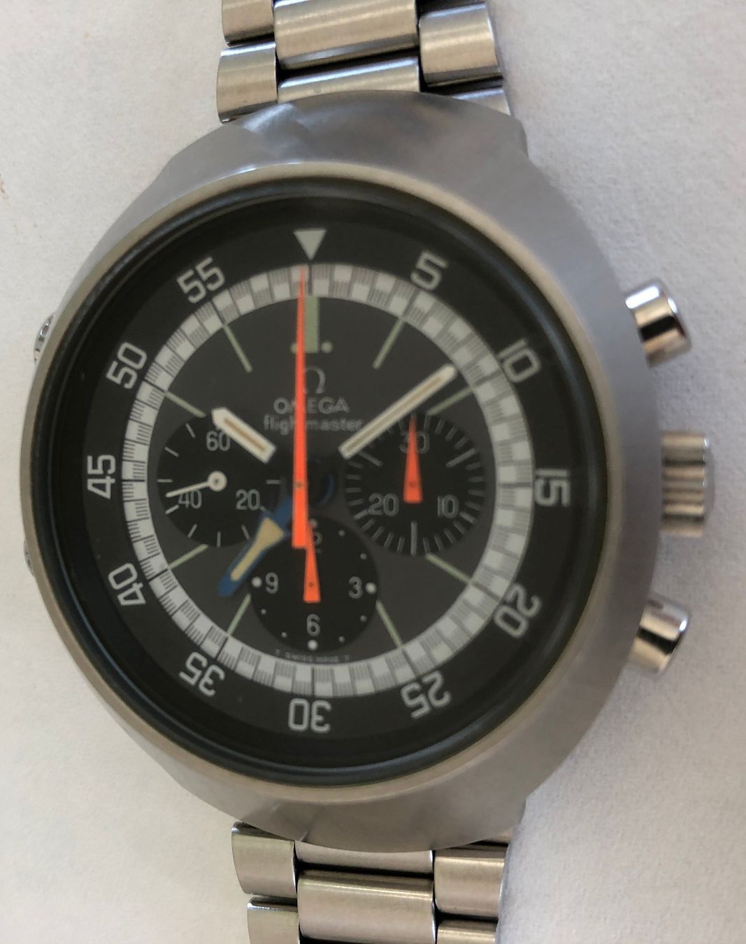 Orologi: OMEGA Flightmaster Ref 145.026 - ø 43 mm - Cal 911 – Usato da Appenzell venduto da Zimiuno