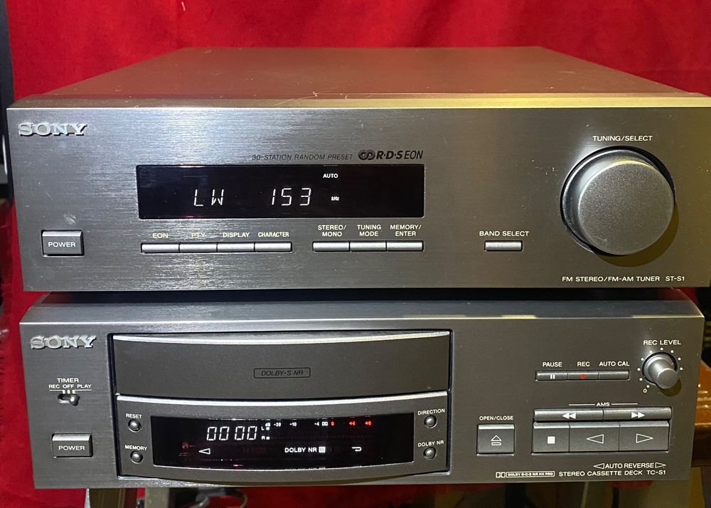 Sony; ST-S1 und TC-S1 Recorder, RDS,FM,AM Tuner (Art; 250) (Gebraucht ...