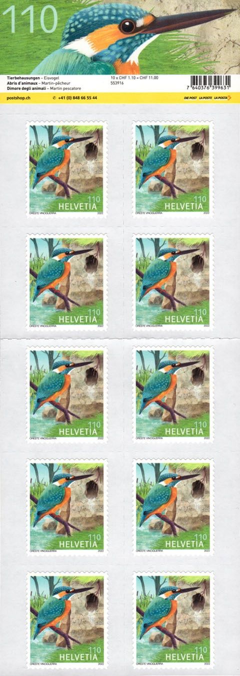 Alle Briefmarken: Bogen Eisvogel** – Neu (gemäss Beschreibung) aus Dottikon von haeusibuh5