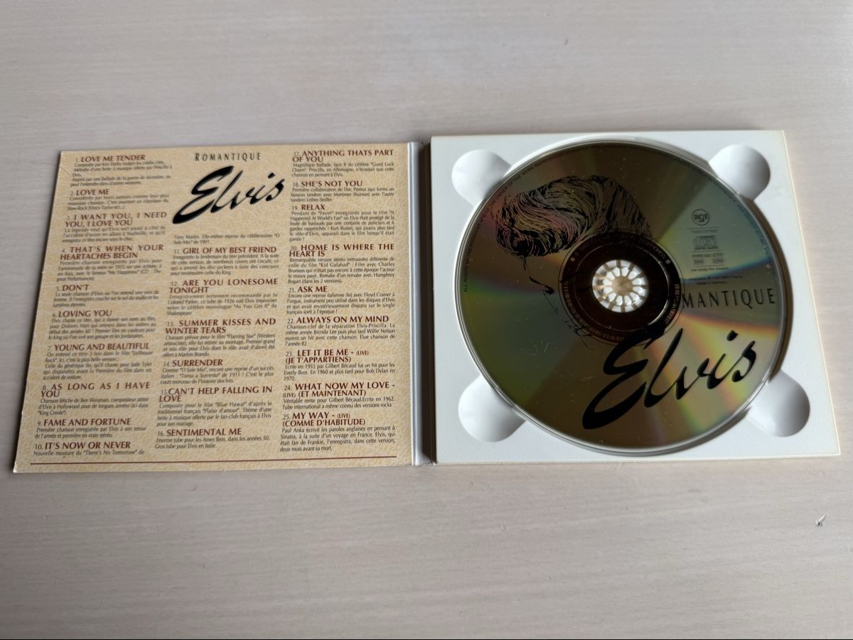CD: Elvis - Romantique - CD 1993 – Usato da Oberried Brienz venduto da Chyara 2