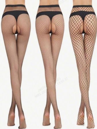 NEU 3er Set sexy Fischnetzstrumpfhose, Gr. M