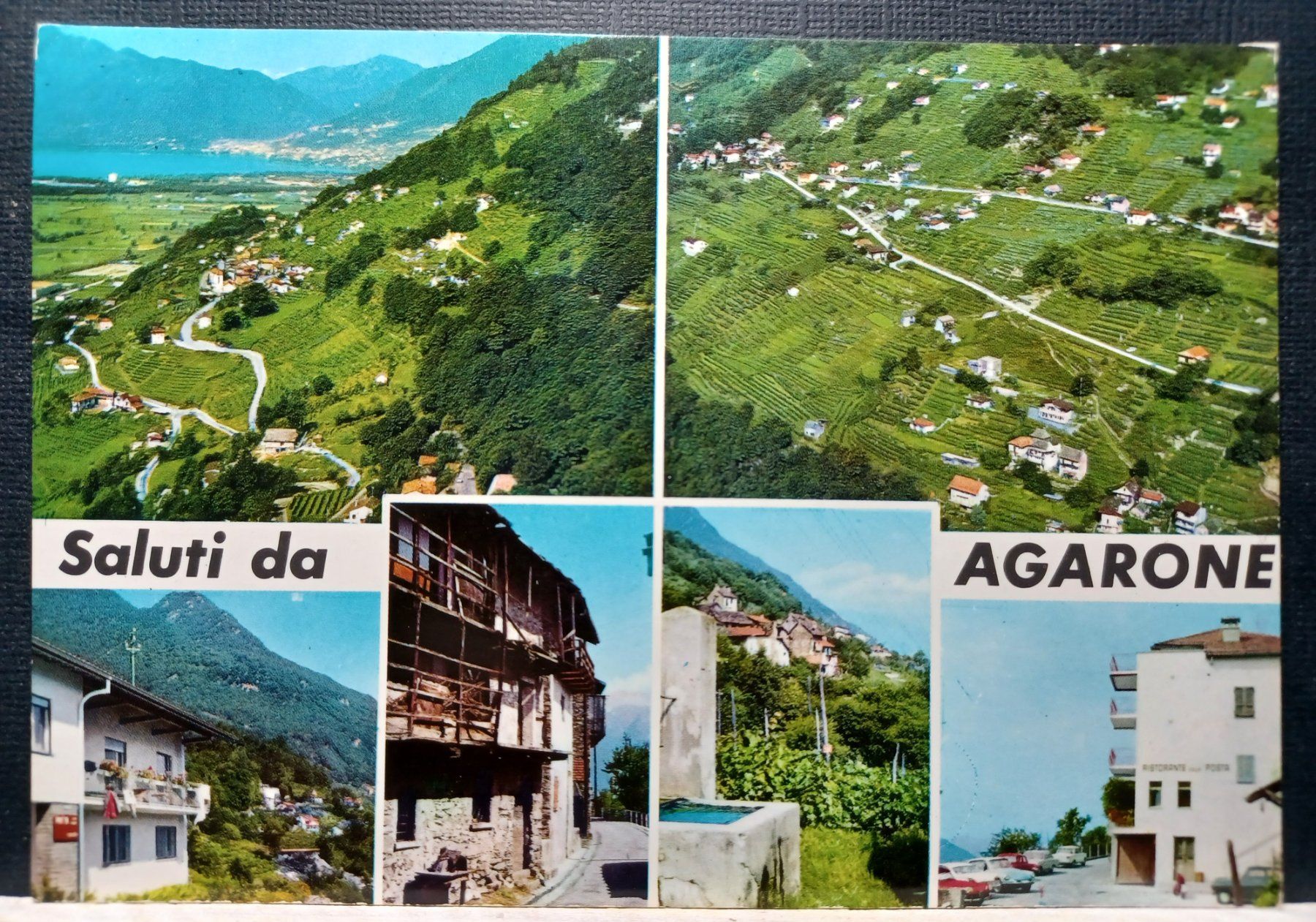 Cartoline postali: TI, Agarone, 1967, Stempel Agarone – Usato da Aarau Rohr venduto da mgvw