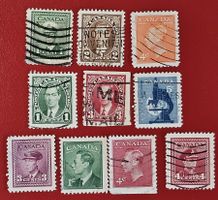 KANADA CANADA LOT KING GEORGE GESTEMPELT
