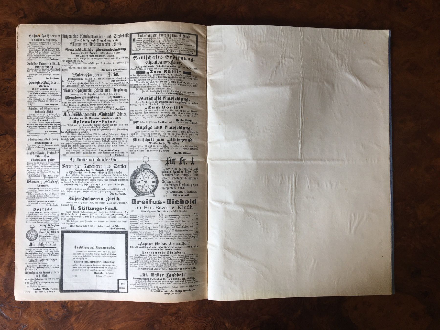 Riviste & Magazine: Arbeiterstimme - Zürich, 1893 – Usato da Zürich venduto da ZuercherBrockenhaus 7