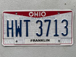 🇺🇸🇺🇸 USA Nummernschild #  OHIO  # 🇺🇸🇺🇸