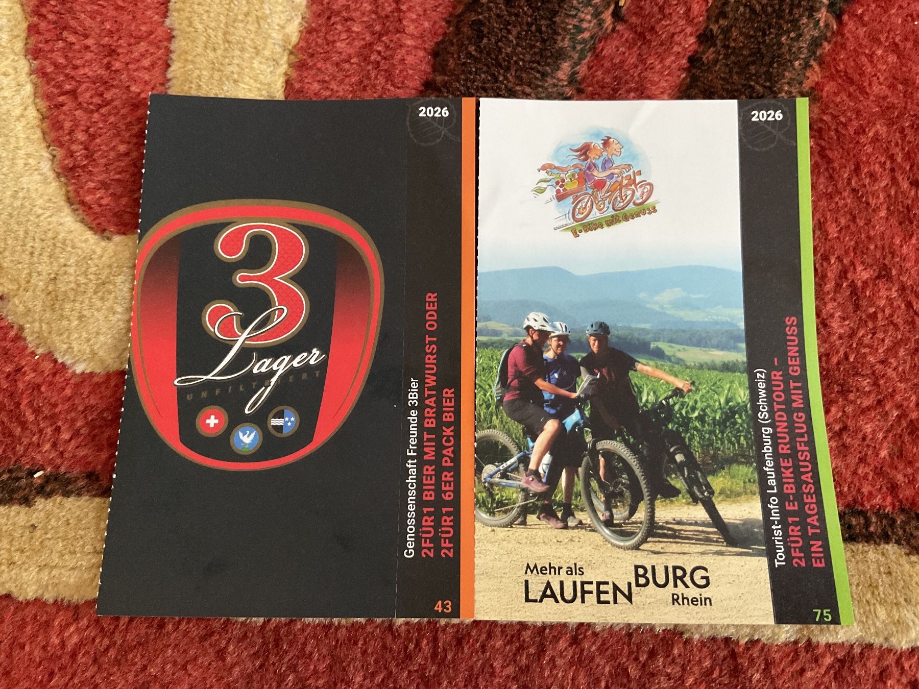 Buoni: 7 bons 2 pour 1 à Laufenburg – Nuovo (secondo la descrizione) da Düdingen venduto da Yellow 1