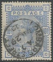 Timbre de 1894 ( Angleterre / Reine Victoria 10 Shillings )
