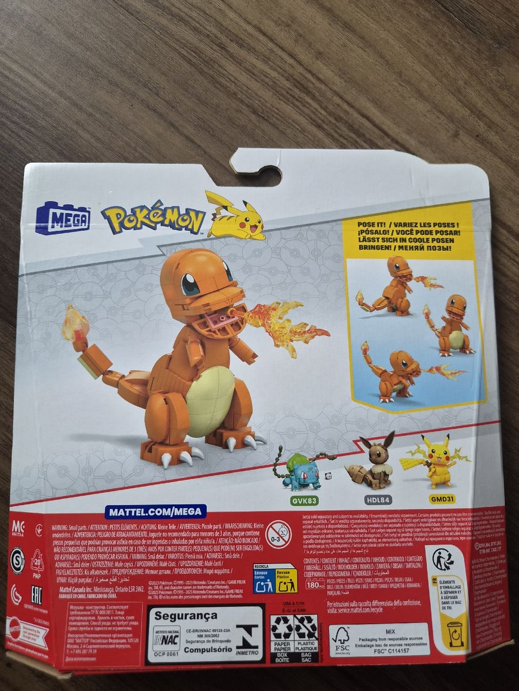 Mega Kit di costruzioni: Mega Construx Pokémon Charmander 180 Teile NEU – Nuovo e nell'imballaggio originale da Altishofen venduto da tammy05 3
