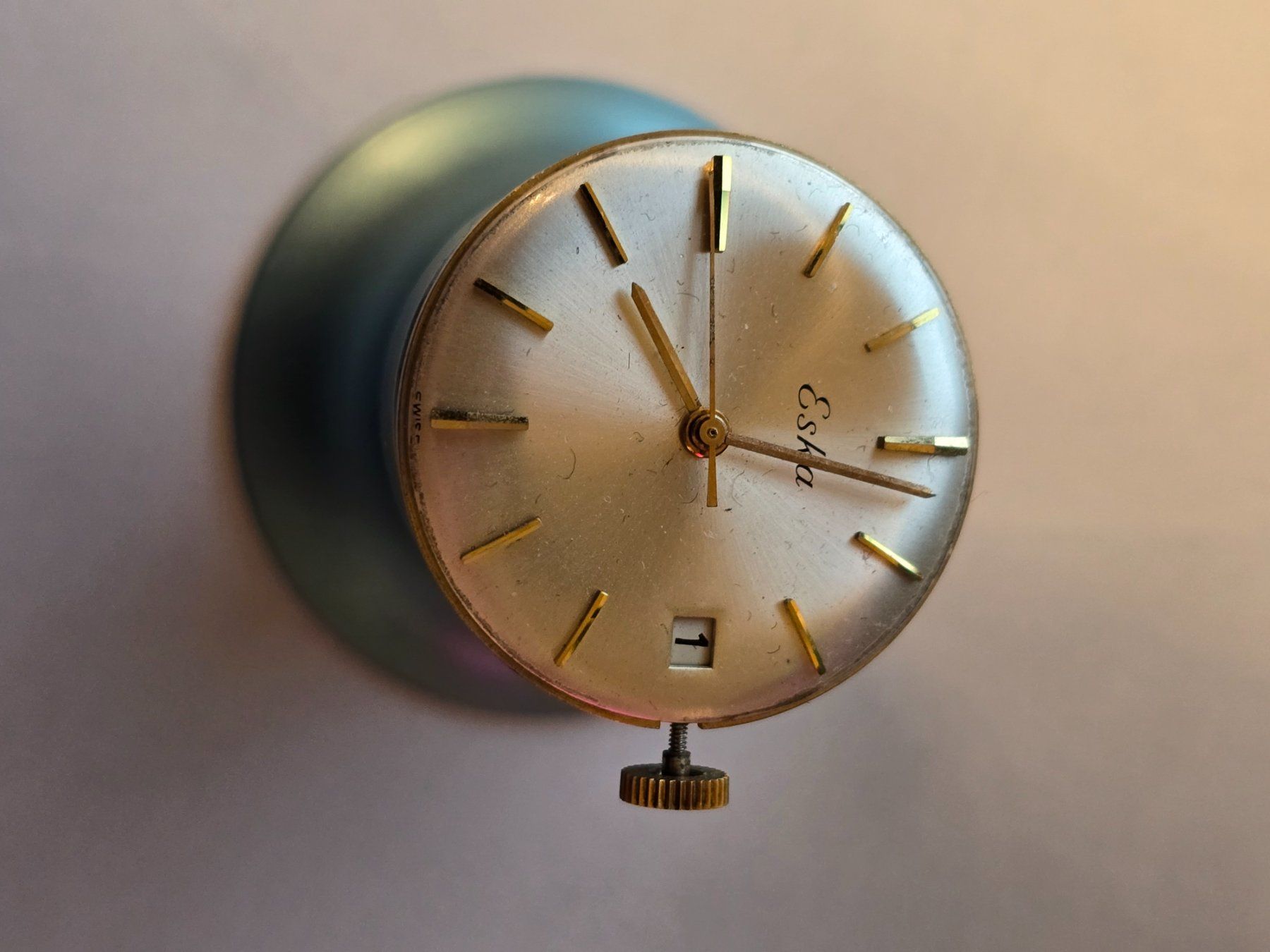Eta Orologi: Mouvement ETA 2522 graver Eska – Difettoso da Tramelan venduto da Nirdan 1