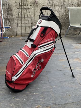 Callaway Hyper Dry Waterproof Standbag – Rot/Weiss – sehr gu
